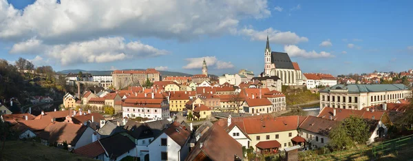 Панорама чеські Крумлов. — стокове фото