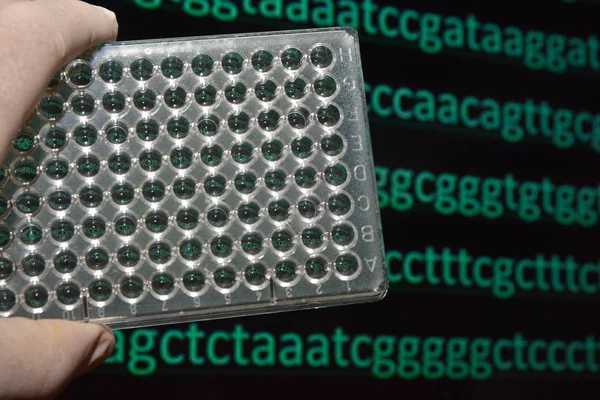 Molecular genetics and biotechnology. — Stock Photo, Image