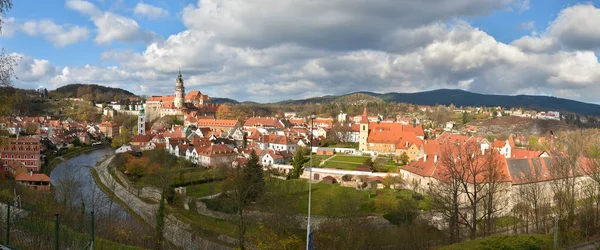 Панорама чеські Крумлов. — стокове фото