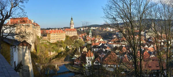Панорама чеські Крумлов. — стокове фото