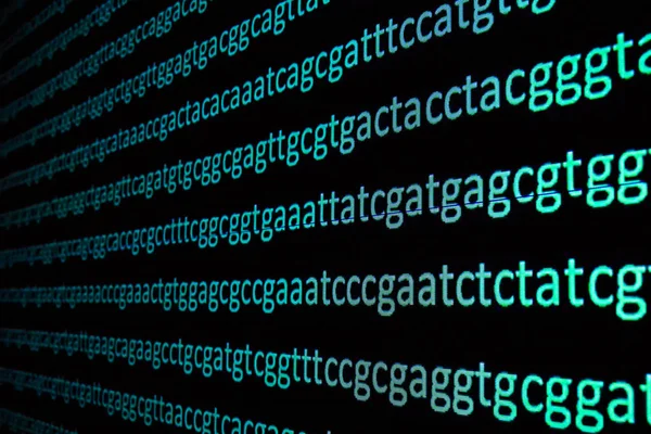 Secuenciación del genoma . —  Fotos de Stock
