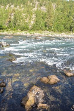  River rapids Polar Urallarda.