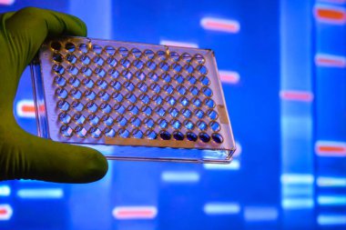 Dna bilimsel bir laboratuvar testi.