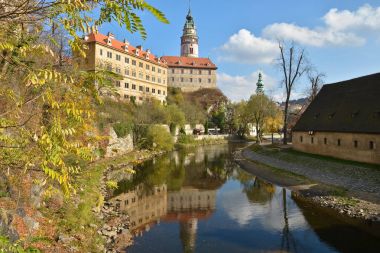 Çek Krumlov kalede.