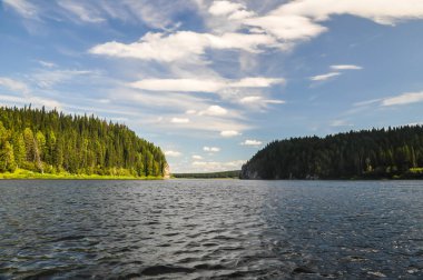 Virgin Komi ormanlar, Shchugor Nehri üzerinde 