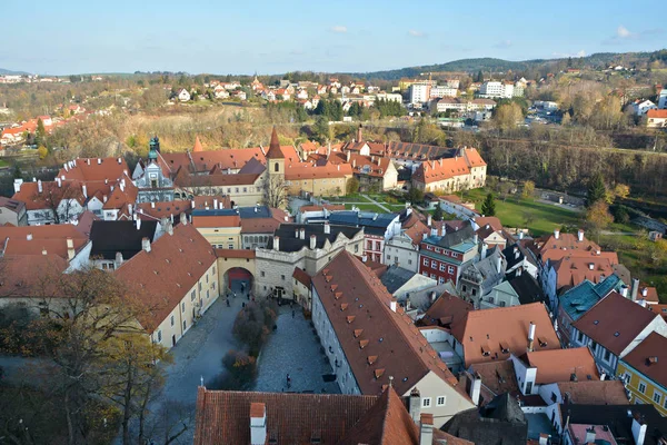 Чеські Крумлов є Всесвітньої спадщини ЮНЕСКО. — стокове фото