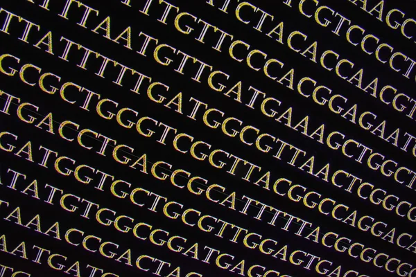 Secuenciación del genoma . —  Fotos de Stock