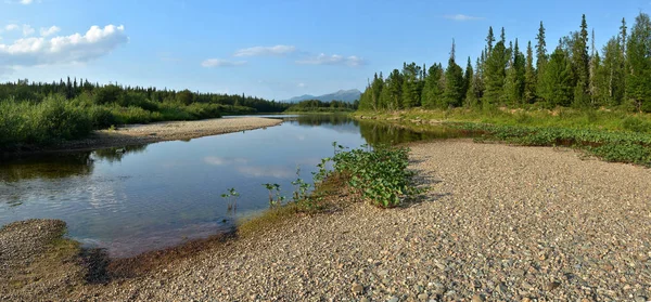 Panoráma a török-folyó, a Nemzeti Park. — Stock Fotó