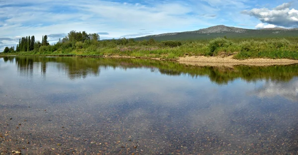 El objeto del patrimonio mundial de la UNESCO Bosques vírgenes de Komi . —  Fotos de Stock