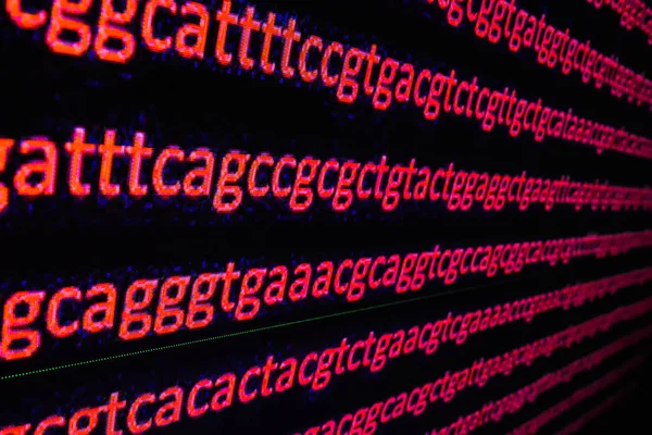 Secuenciación del ADN . —  Fotos de Stock