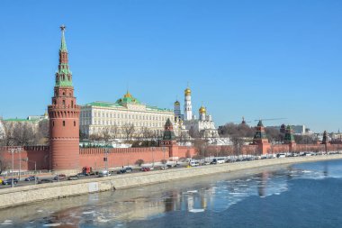 Moskova Kremlin ve dolgu.