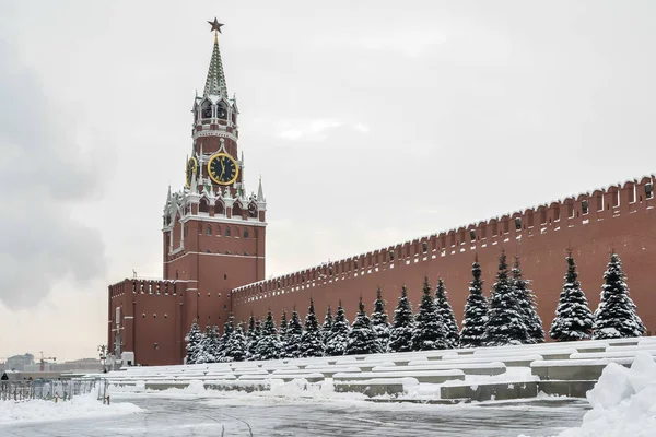 Vinter Moskva Kreml. — Stockfoto