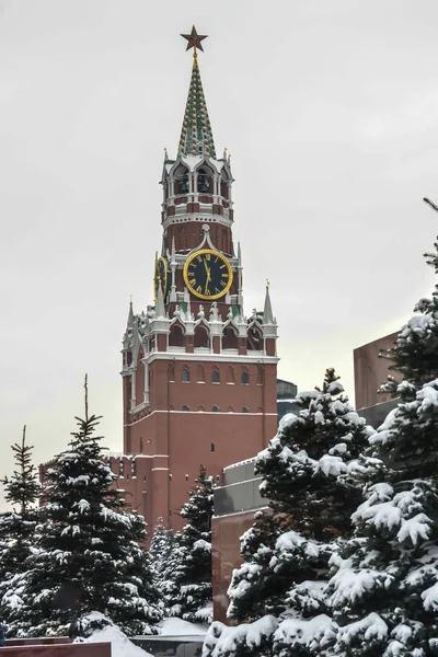 겨울 모스크바 크렘린. — 스톡 사진