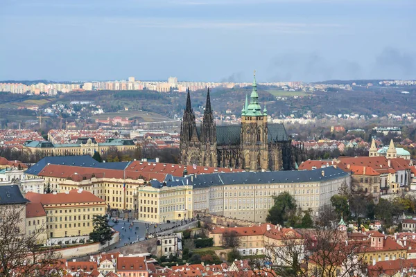 Château de Prague est un site du patrimoine mondial de l'UNESCO . — Photo