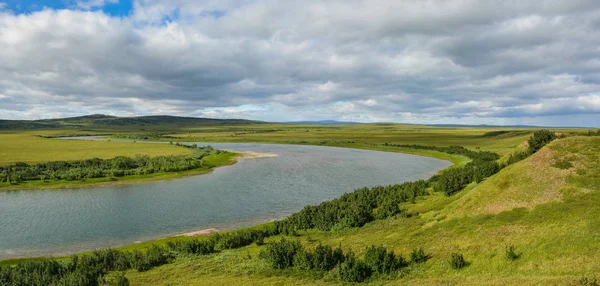 Tundra van het schiereiland Yamal. — Stockfoto