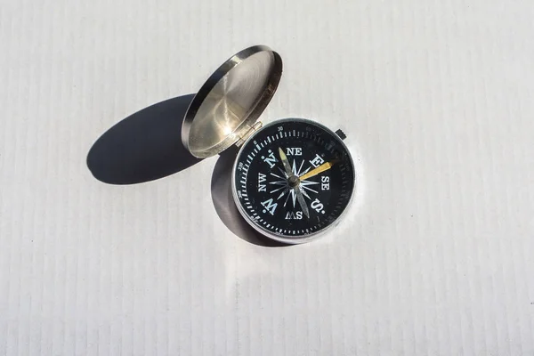 Compass on a white background. — Stock Photo, Image