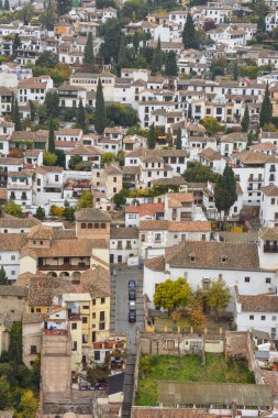 Granada 'nın çatıları. 