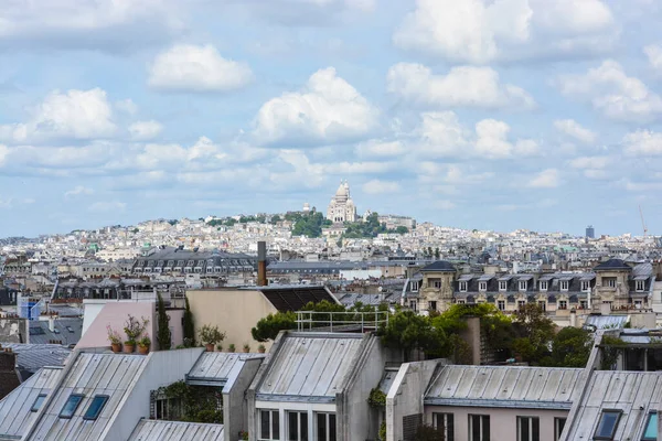 Pařížské střechy. — Stock fotografie