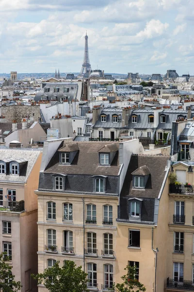 Paris çatılar. — Stok fotoğraf