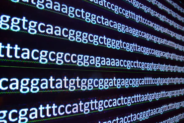 Secuencia ADN . —  Fotos de Stock