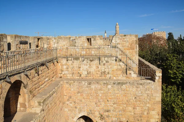 Jerusalén, Torre de David en la Ciudad Vieja . —  Fotos de Stock