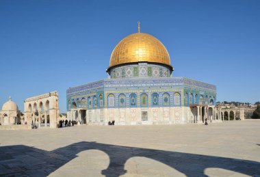 Kudüs'te rock Camii kubbe. 