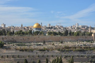 Kudüs'te rock Camii kubbe. 