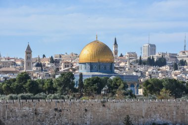 Kudüs'te rock Camii kubbe. 