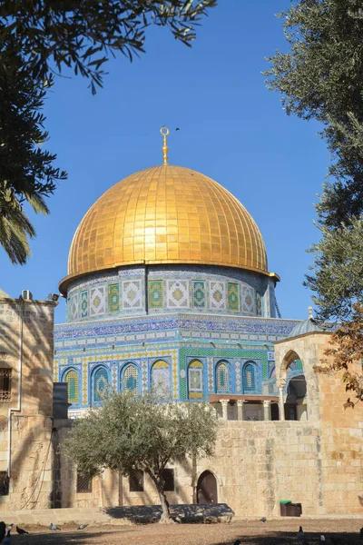 Cupola della Moschea della Roccia a Gerusalemme . — Foto Stock