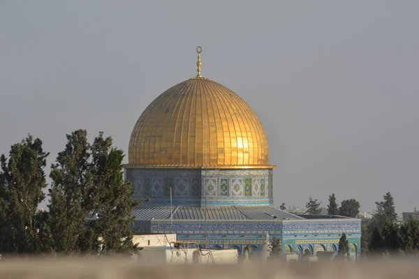 Cupola della Moschea della Roccia a Gerusalemme . — Foto Stock