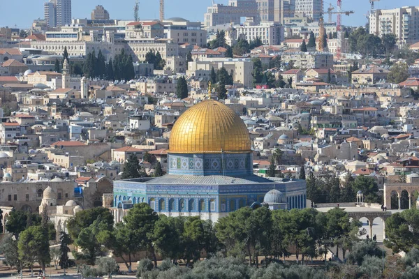 Cupola della Moschea della Roccia a Gerusalemme . — Foto Stock