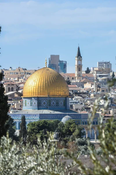 Cupola della Moschea della Roccia a Gerusalemme . — Foto Stock