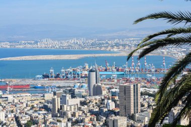 Tepeden Hayfa manzarası.