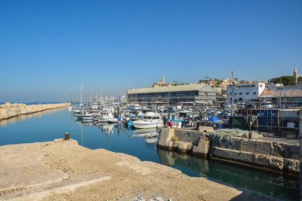 Il porto e la città vecchia di Jaffa a Tel Aviv . — Foto Stock