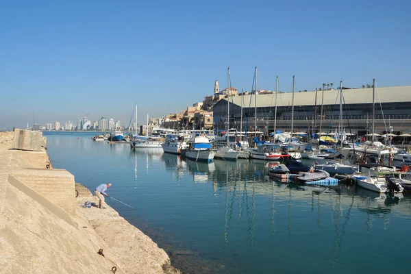 Il porto e la città vecchia di Jaffa a Tel Aviv . — Foto Stock