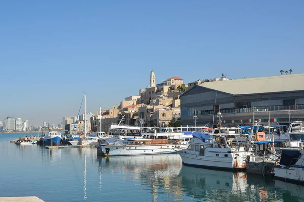 Il porto e la città vecchia di Jaffa a Tel Aviv . — Foto Stock