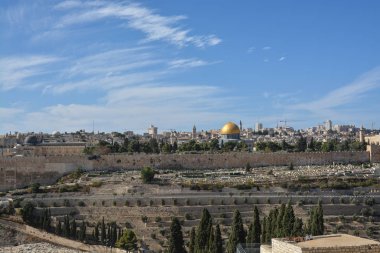 Zeytin Dağlı Kudüs Eski Şehri. 