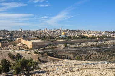 Zeytin Dağlı Kudüs Eski Şehri. 