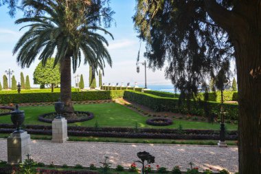 Bahai bahçeleri Haifa. 