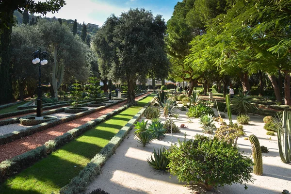 Jardins de Bahai em Haifa . — Fotografia de Stock