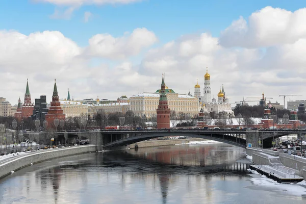 Το Κρεμλίνο της Μόσχας είναι ένα φρούριο στο κέντρο της Μόσχας. — Φωτογραφία Αρχείου