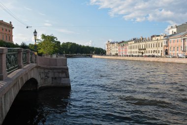 St. Petersburg, Rusya 'da yürüyüş. 