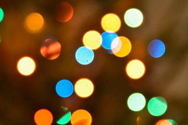 Bokeh abstract background. 