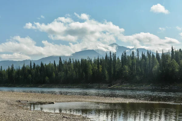 Travel route in the Yugyd VA national Park.