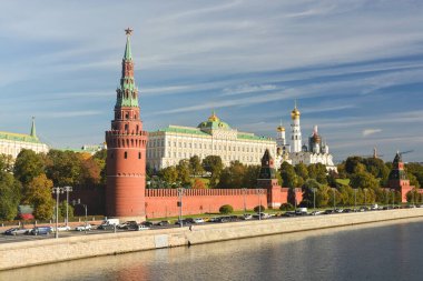 Moscow Kremlin from the Moscow river. 