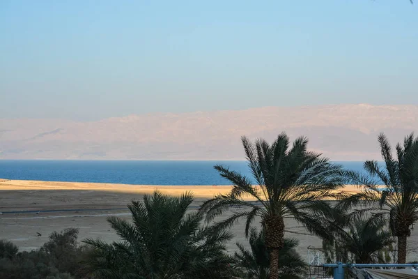 Мертвое Море Знаменитый Курорт Востоке Израиля — стоковое фото