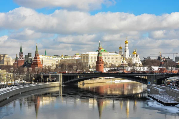 Blick Auf Den Moskauer Kreml Das Herz Der Russischen Hauptstadt — Stockfoto