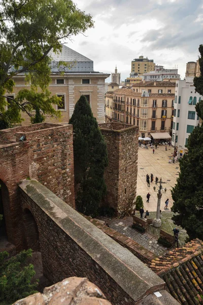 Malaga Stadslandskap Staden Spanska Andalusien — Stockfoto