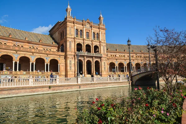 Plaza España Sevilla Atracción Capital Comunidad Española Andalucía — Foto de Stock