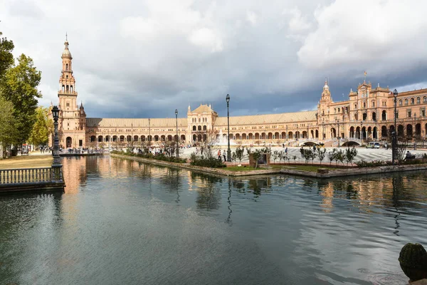 Plaza España Sevilla Hito Arquitectónico Capital Andalucía — Foto de Stock